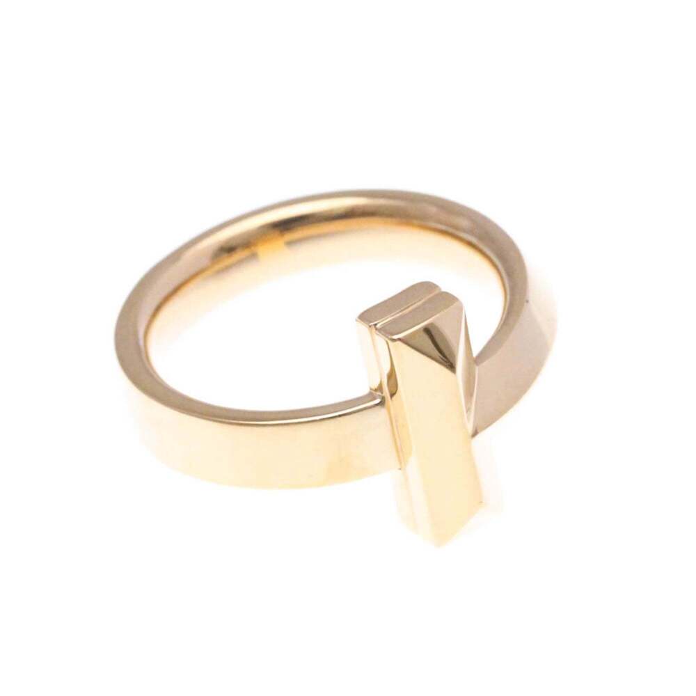 Tiffany T-One Wide Ring Pink Gold (18K) Fashion No Stone Band Ring Pink Gold - Picture 9 of 9